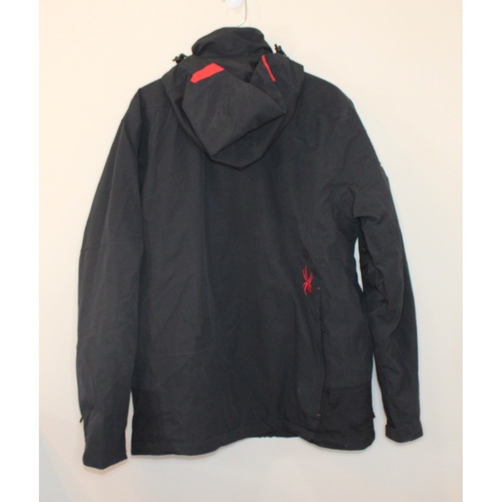Spyder ski jacket Large black red American Airlines Celebrity Ski thinsulate - Picture 4 of 10